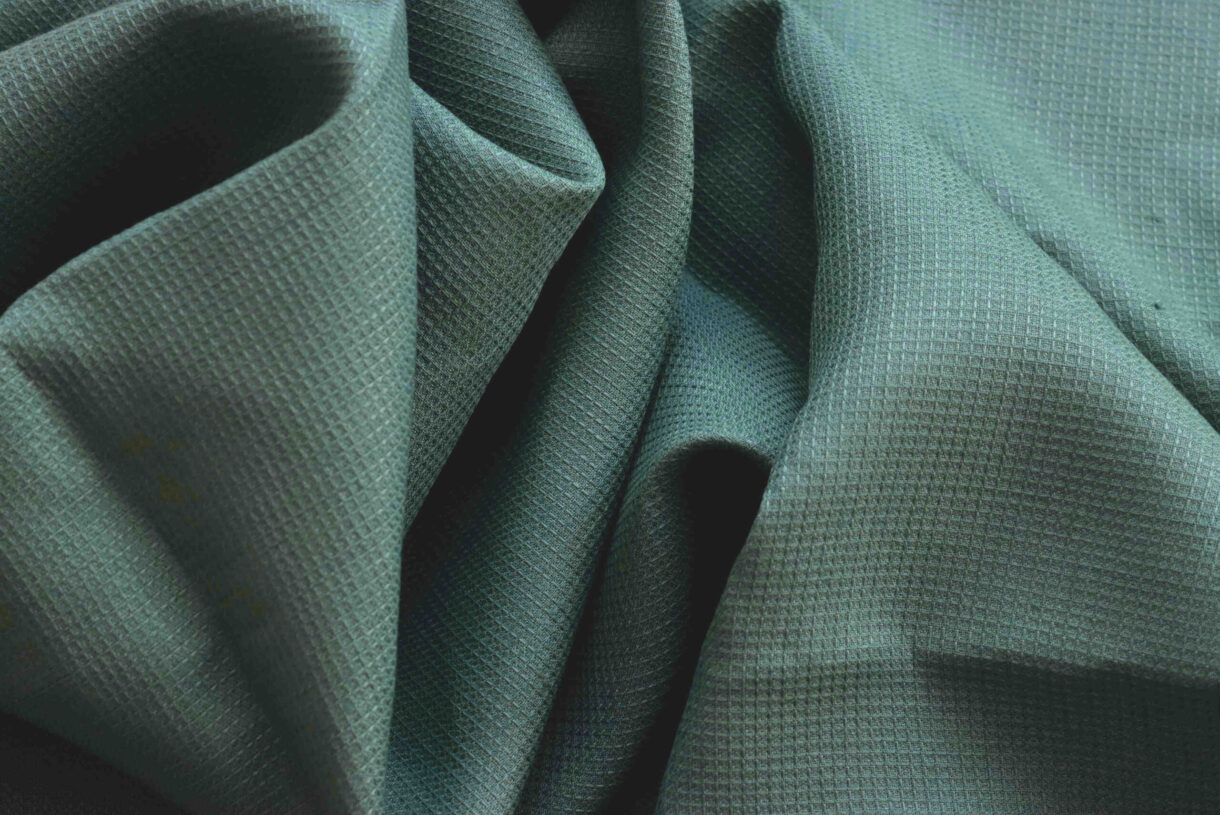 North Atlantic Honeycomb Linen Fabric – 200gsm North Atlantic small honeycomb linen fabric, 200gsm midweight and absorbent