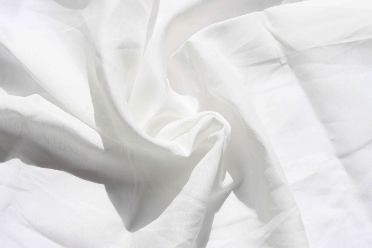 Off-White hemp fabric, lightweight natural textile with breathable and eco-friendly qualities