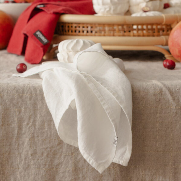 Napkin - Silver grids (3)