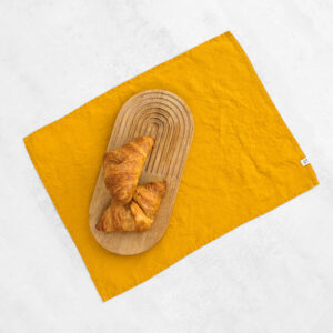 Linen placemat (set of 2) - Mustard