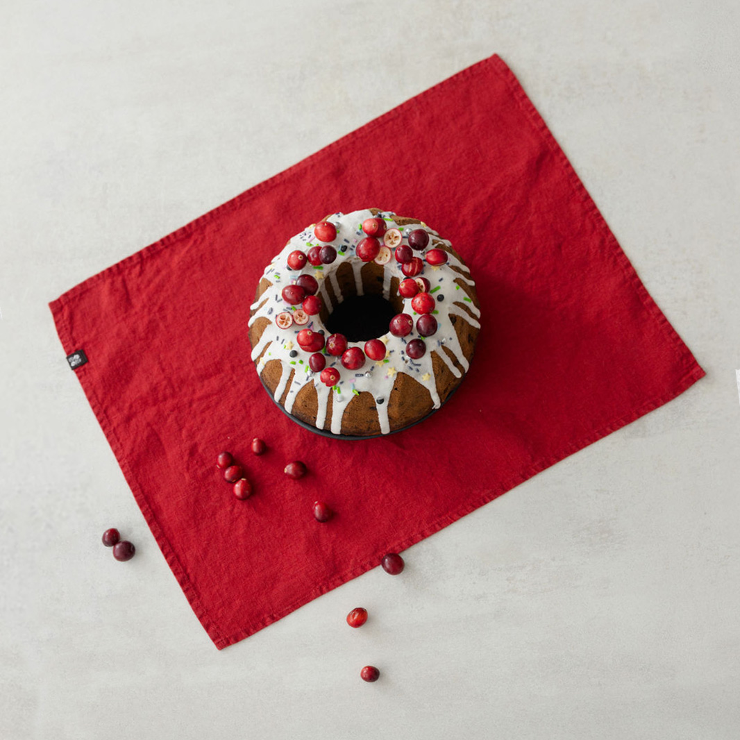 Placemat - cranberry (1)