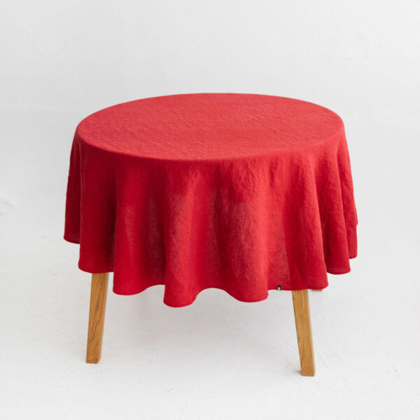 Round tablecloth - Cranberry (4)